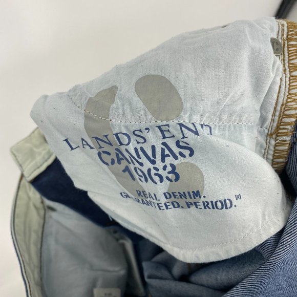 Lands End Canvas | Size 29. Straight Dark jeans - Picture 7 of 9